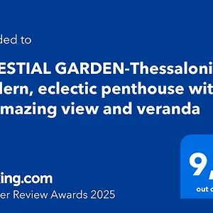 Celestial Garden-thessaloniki's Modern, Eclectic Penthouse With An Amazing View And Veranda Θεσσαλονίκη